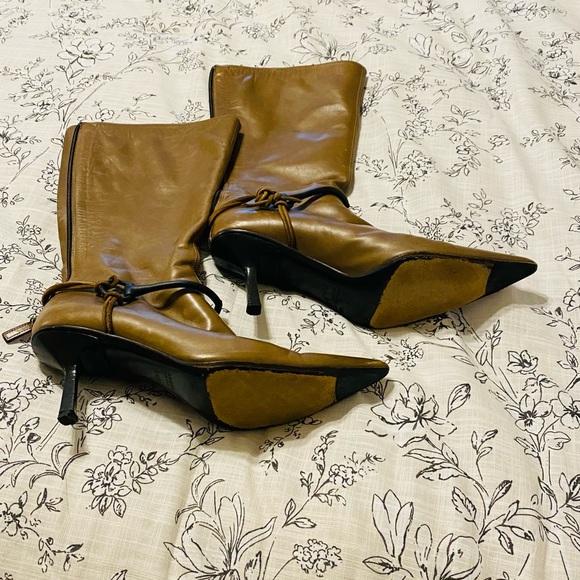 Vintage Gucci leather boots with Gucci hardware ladies size 8 1/2 Authentic - Picture 3 of 8